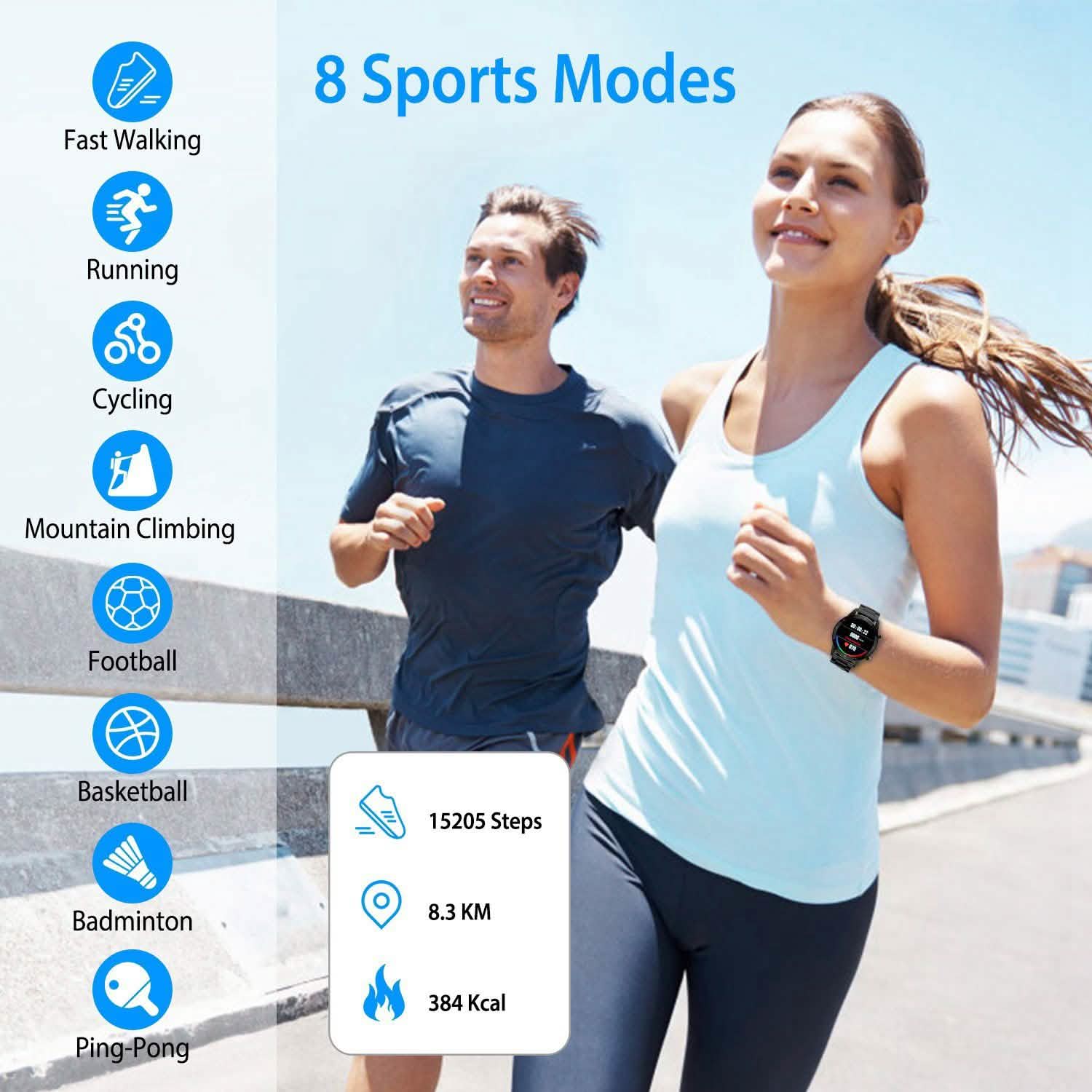 IP67 Waterproof Wireless Smartwatch Fitness Tracker Smart Watches - Tophatter Daily Deals