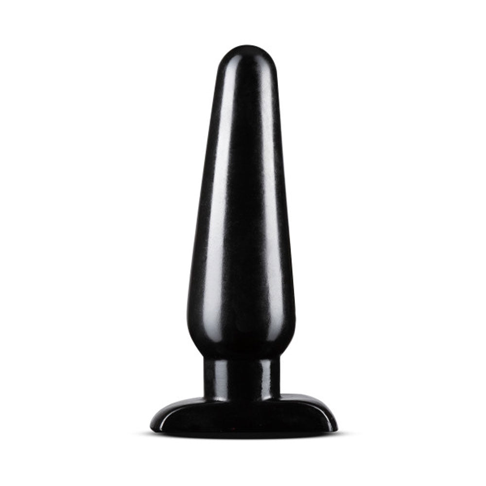 Basic Large Black Anal Plug for Comfortable Intimate Adventures > Anal Range > Butt Plugs - Tophatter Daily Deals