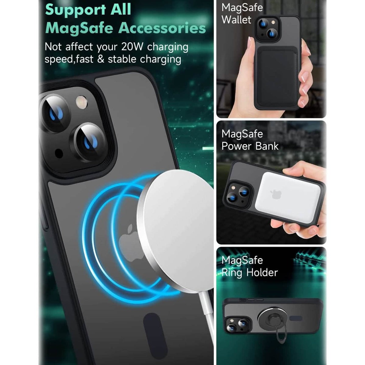 iPhone 14 Magnetic Case Phone Cases - Tophatter Daily Deals