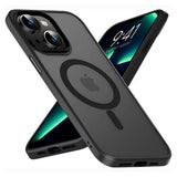 iPhone 14 Magnetic Case Black iPhone Case - Tophatter Daily Deals