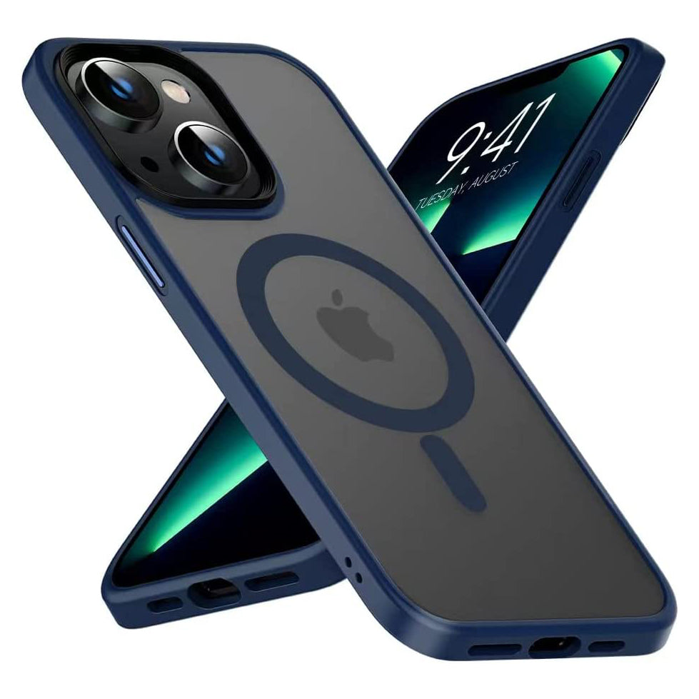 iPhone 14 Magnetic Case Blue iPhone Case - Tophatter Daily Deals