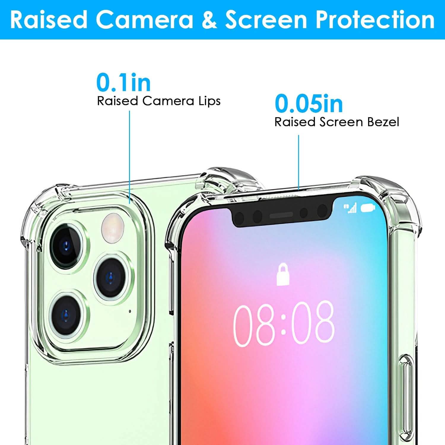 iPhone Shockproof Clear Phone Case Soft TPU Mobile Accessories - Tophatter Daily Deals