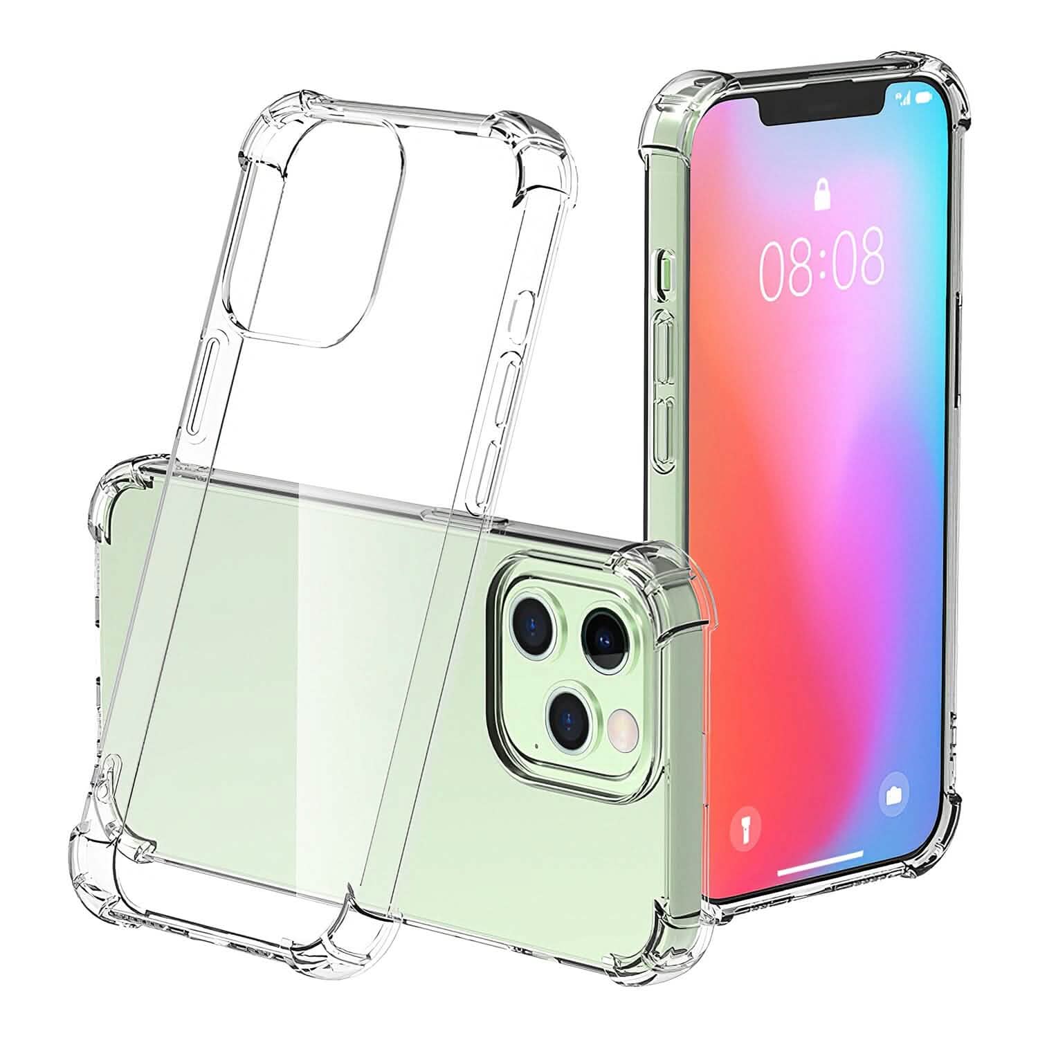 iPhone Shockproof Clear Phone Case Soft TPU Mobile Accessories - Tophatter Daily Deals