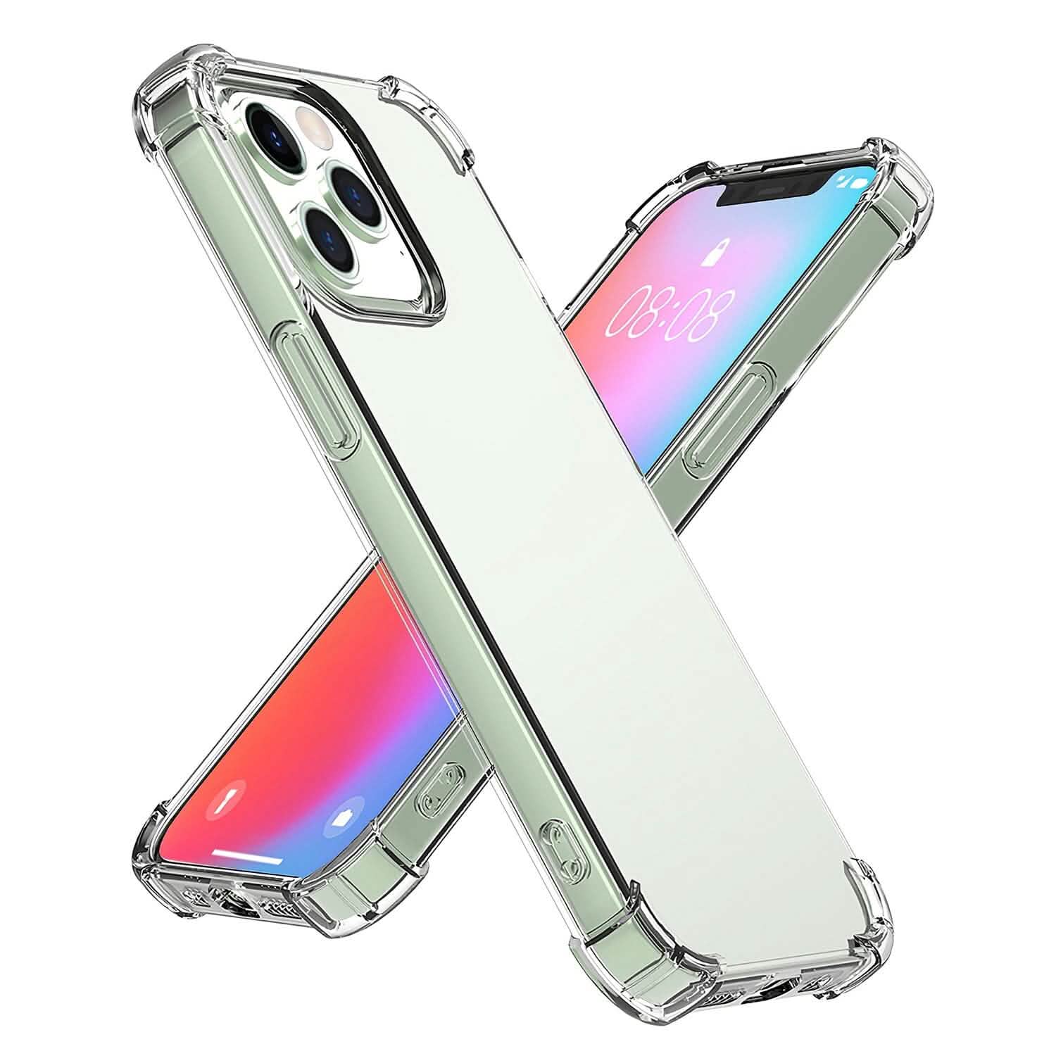 iPhone Shockproof Clear Phone Case Soft TPU Mobile Accessories - Tophatter Daily Deals