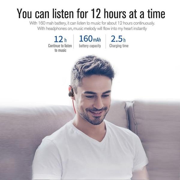 IPX5 Waterproof Shock Bass Stereo Wireless Bluetooth Headphone In-Ear Headphones - Tophatter Daily Deals