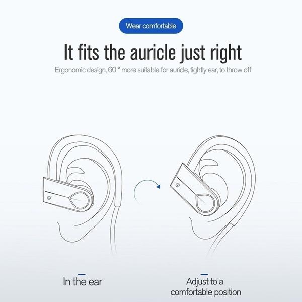 IPX5 Waterproof Shock Bass Stereo Wireless Bluetooth Headphone In-Ear Headphones - Tophatter Daily Deals