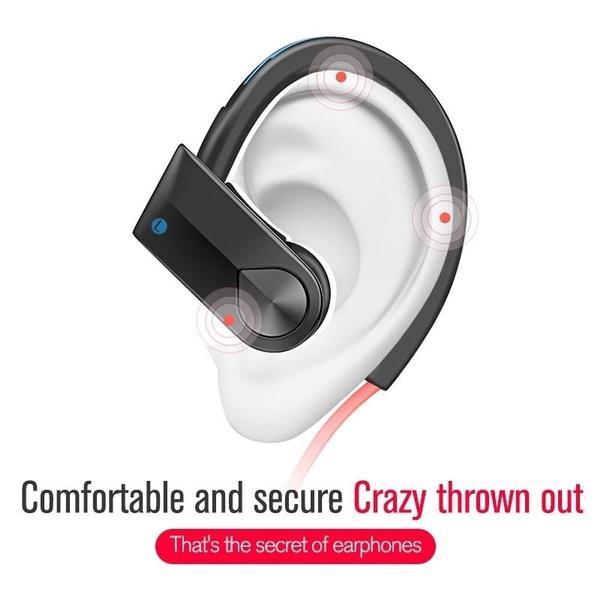 IPX5 Waterproof Shock Bass Stereo Wireless Bluetooth Headphone In-Ear Headphones - Tophatter Daily Deals