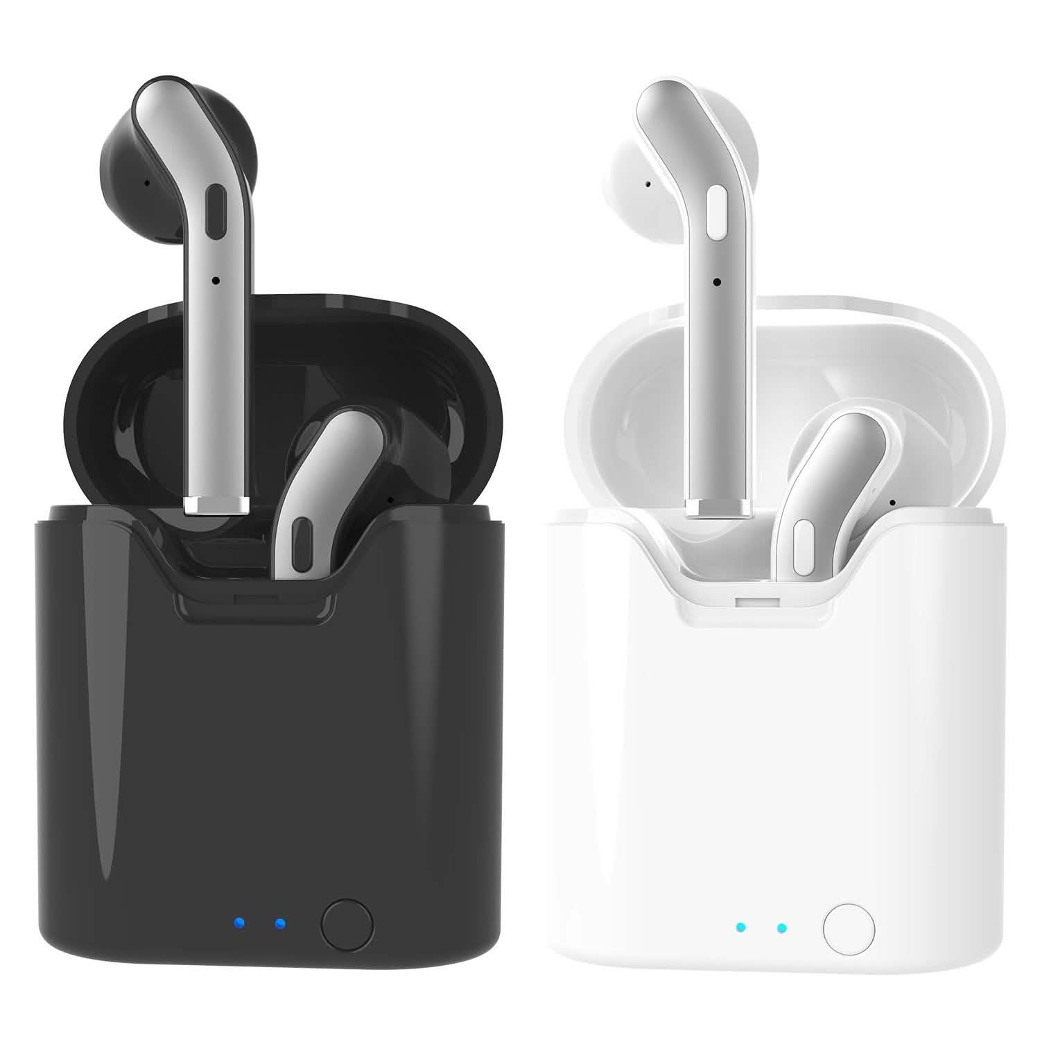 IPX5 Waterproof Wireless 5.0 TWS Earbuds Headphones - Tophatter Daily Deals