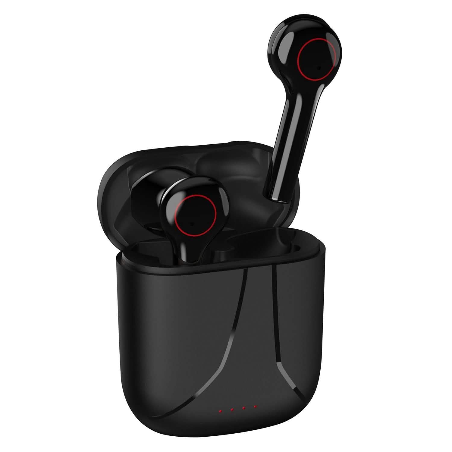 IPX5 Waterproof Wireless 5.0 TWS Earbuds Wireless Headset with Mic Headphones - Tophatter Daily Deals