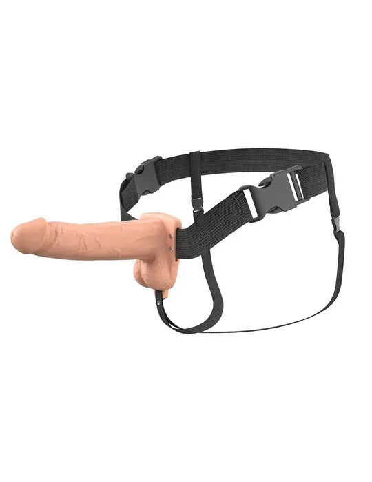 Fantasy X-Tensions Elite (Light) – 7 Inch Vibrating Hollow Silicone Strap-On > Dildos > Strap On Harnesses - Tophatter Daily Deals
