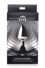 Dark Invader Metal and Silicone Medium Weighted Butt Plug > Anal Range > Butt Plugs - Tophatter Daily Deals