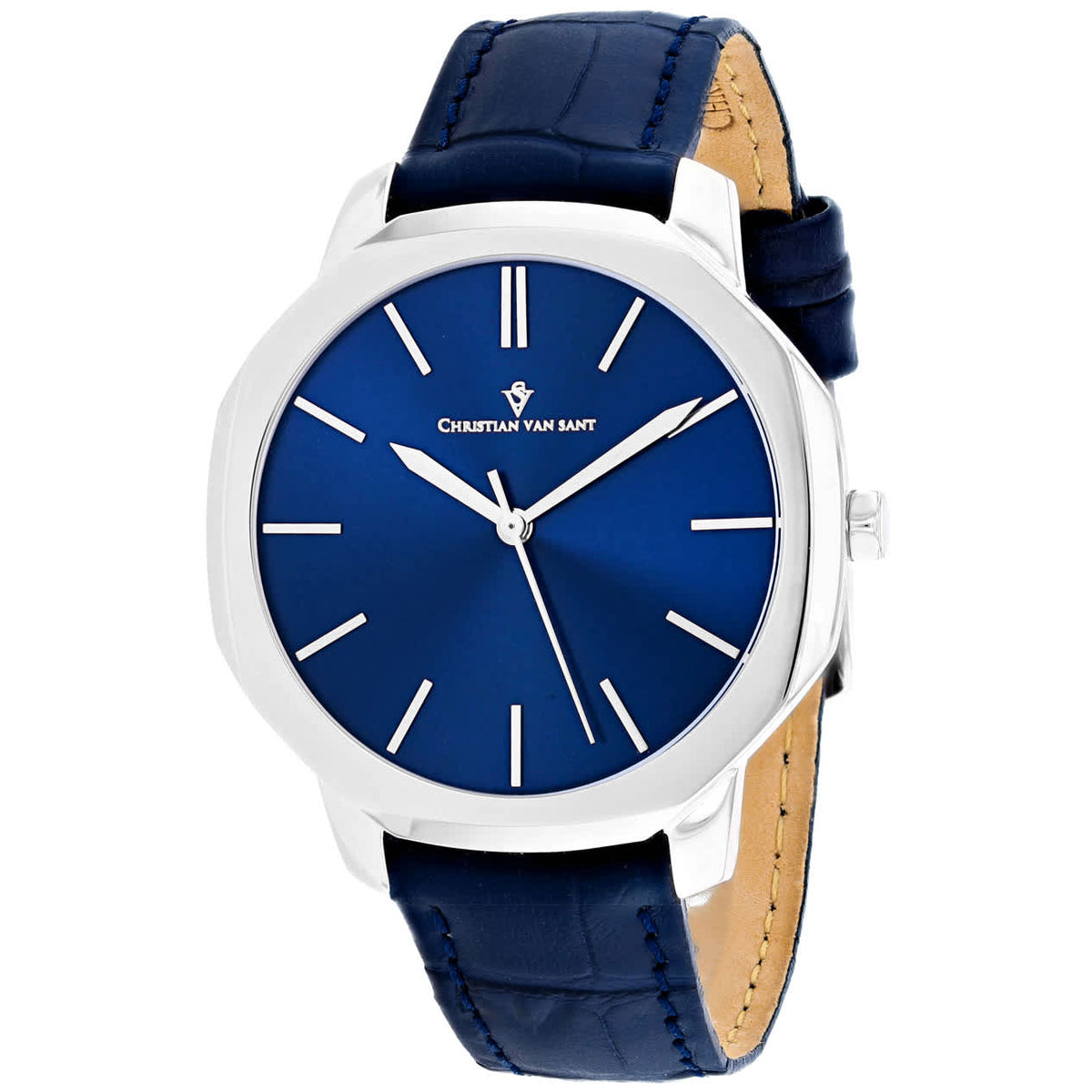 Christian Van Sant Men's Octavius Slim // CV0532 Blue Watches - Tophatter Daily Deals