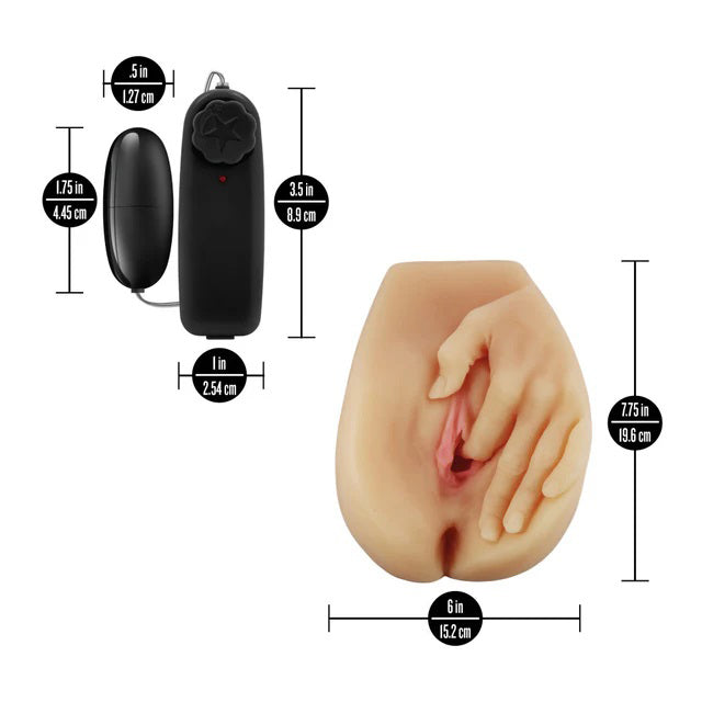 Enlust Selena (Beige) – Life-Sized Masturbator with Dual Openings and Vibrator > Sex Toys For Men > Masturbators > Vibrating - Tophatter Daily Deals