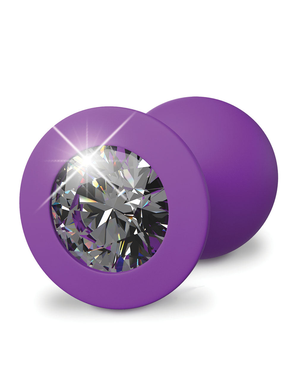Fantasy For Her Little Gem Medium Plug Purple 8.1 cm Butt Plug > Anal Range > Jewel Butt Plugs - Tophatter Daily Deals
