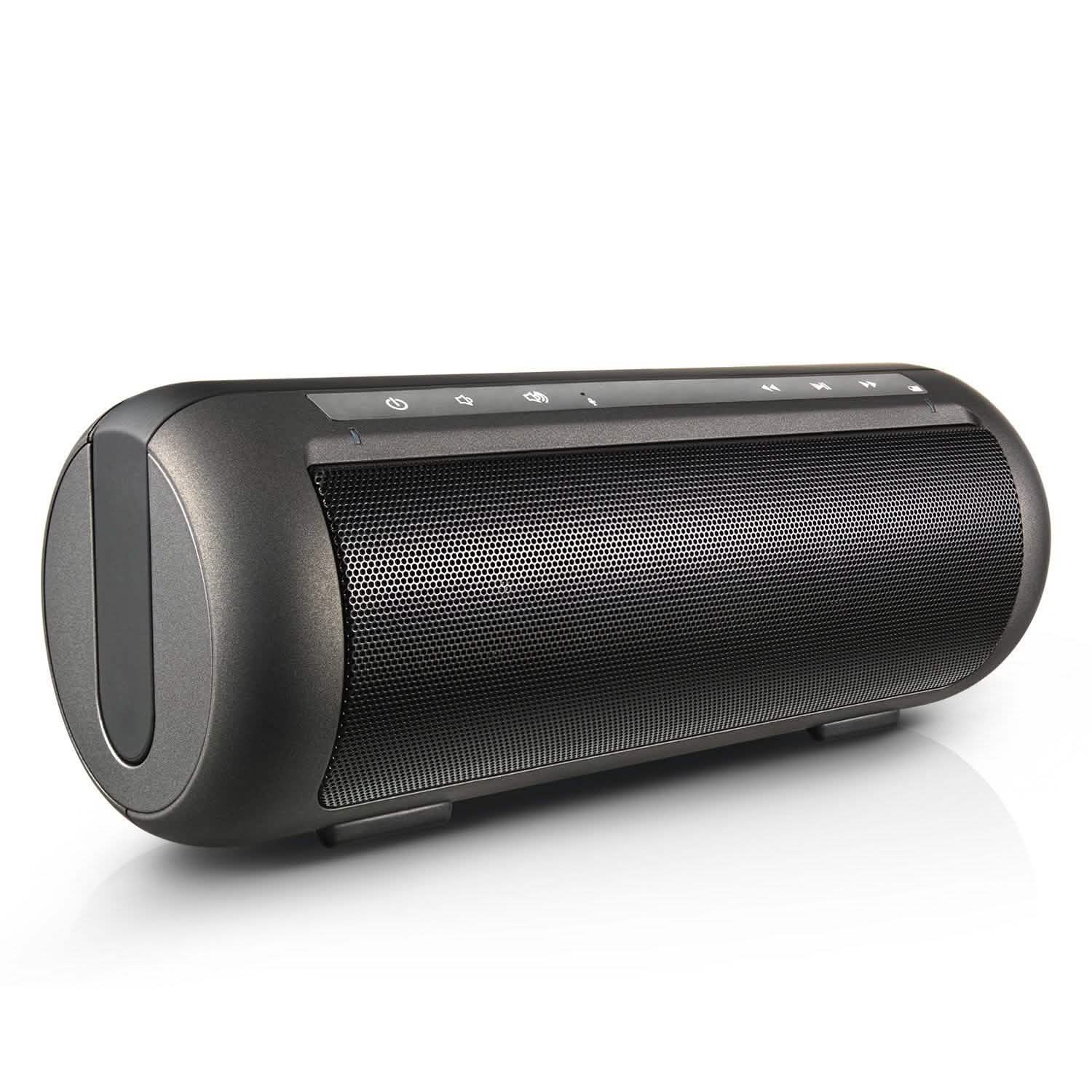 iRola Wireless Speaker Powerful Dual Subwoofer Streo Speakers - Tophatter Daily Deals