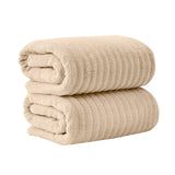 Luxury Combed Cotton Bath Towel Set - Karina Collection Bath Sheet (Pack of 2) Dune Bath - Tophatter Daily Deals