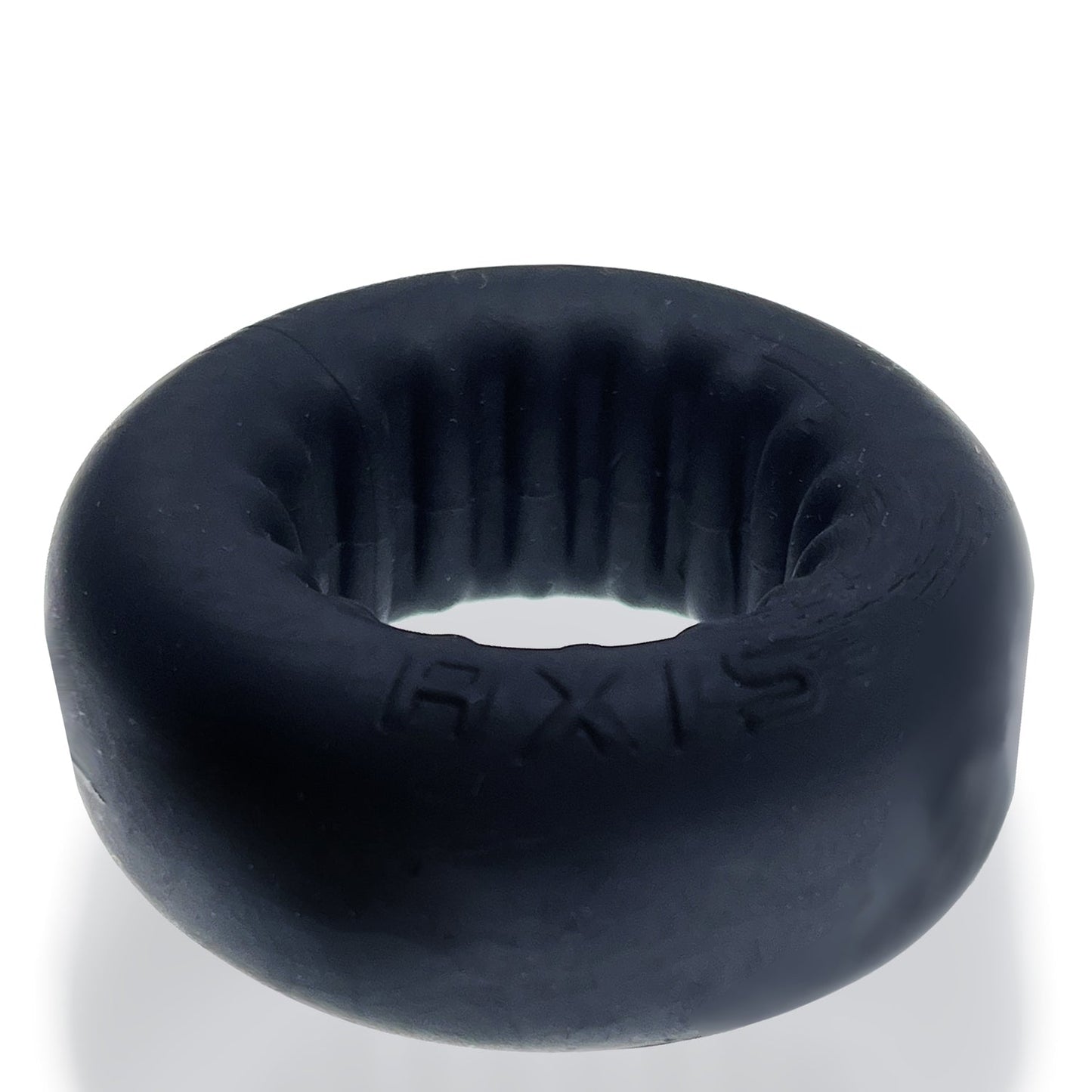 Oxballs Axis Inner Ribbed Griphold Comfort Cock Ring Black Ice > Cock Ring > Single - Tophatter Daily Deals
