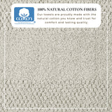 100% Cotton Woven Texture Bath Towel Set - Marbella Collection Bath - Tophatter Daily Deals