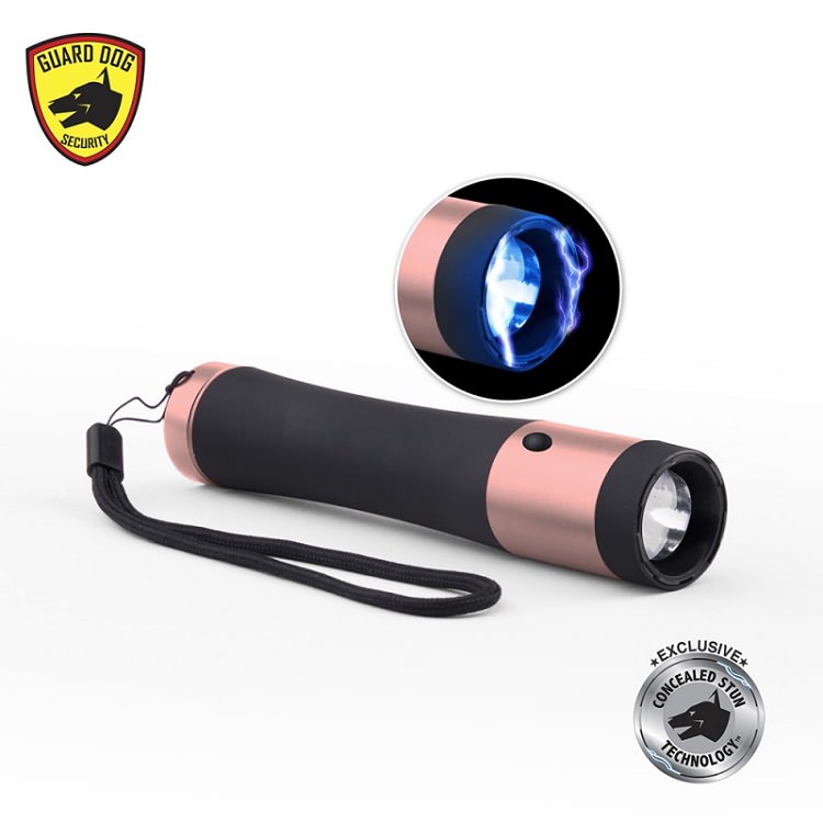 Guard Dog Ivy High Voltage Stun Gun, 200 lumen Tactical Flashlight Collectible Weapons - Tophatter Daily Deals