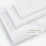 Cotton Terry Bath Towel Set - Cooper Collection Bath - Tophatter Daily Deals
