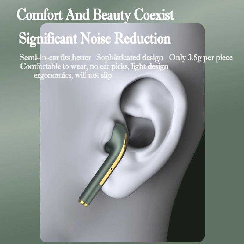 J18 TWS Bluetooth Earphone Stereo True Wireless Headset Earbuds In-Ear Headphones - Tophatter Daily Deals