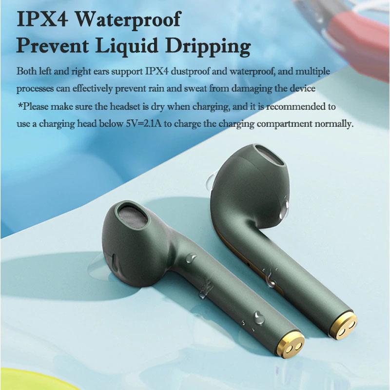 J18 TWS Bluetooth Earphone Stereo True Wireless Headset Earbuds In-Ear Headphones - Tophatter Daily Deals