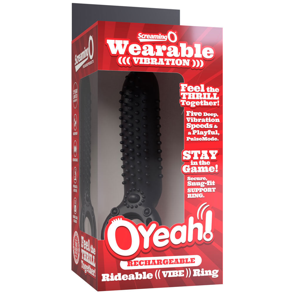 Oyeah Rechargeable Silicone Rideable Vibe Ring – Premium Silicone Vibrating Ring > Cock Ring > Vibrating - Tophatter Daily Deals