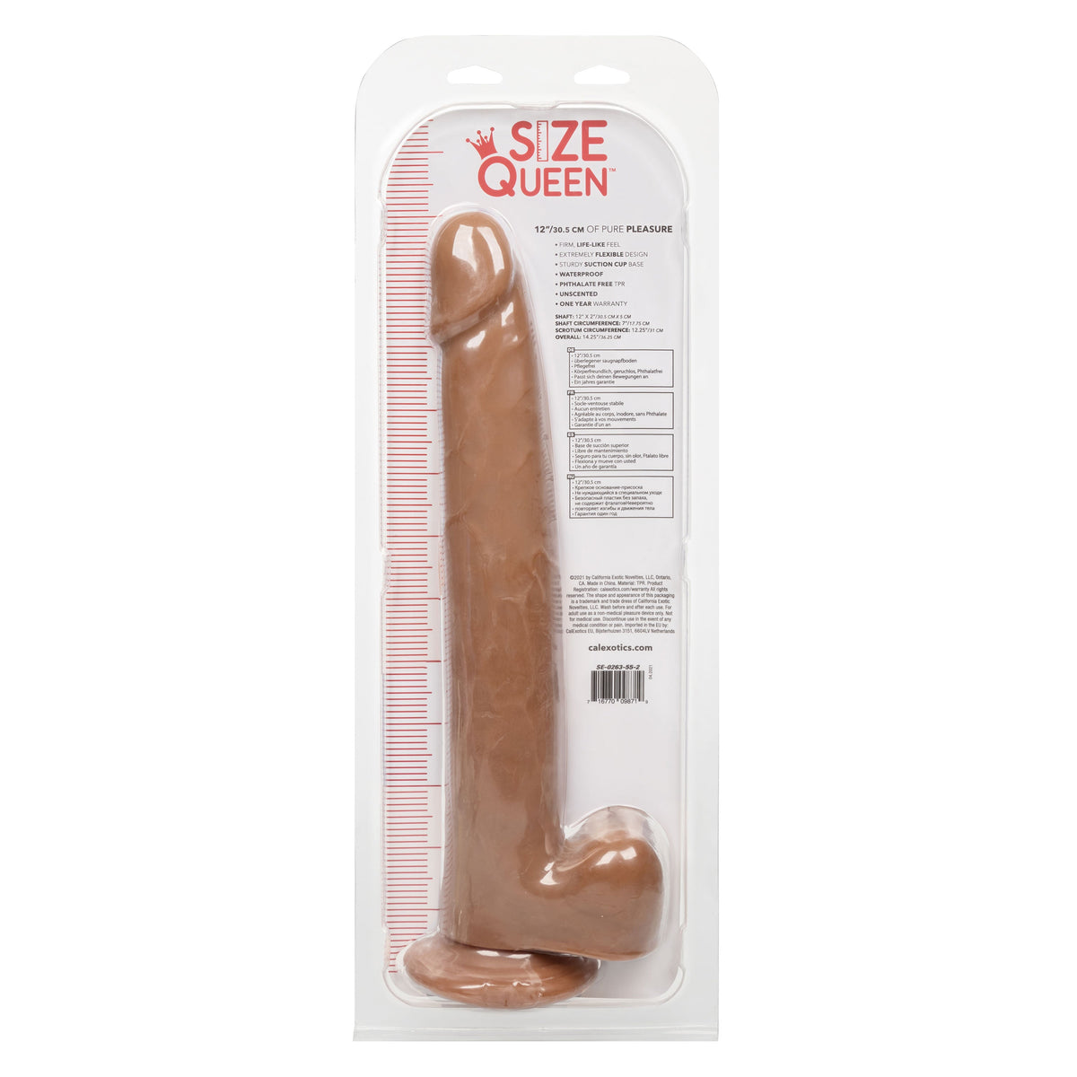 Size Queen 12 Inch Realistic Dildo – Firm 30.5 Cm Dildo > Dildos > Large Dildos - Tophatter Daily Deals