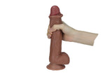Real Skin 9 Inch Dual Layer Sliding Skin Dildo > Dildos > Realistic Dildos - Tophatter Daily Deals