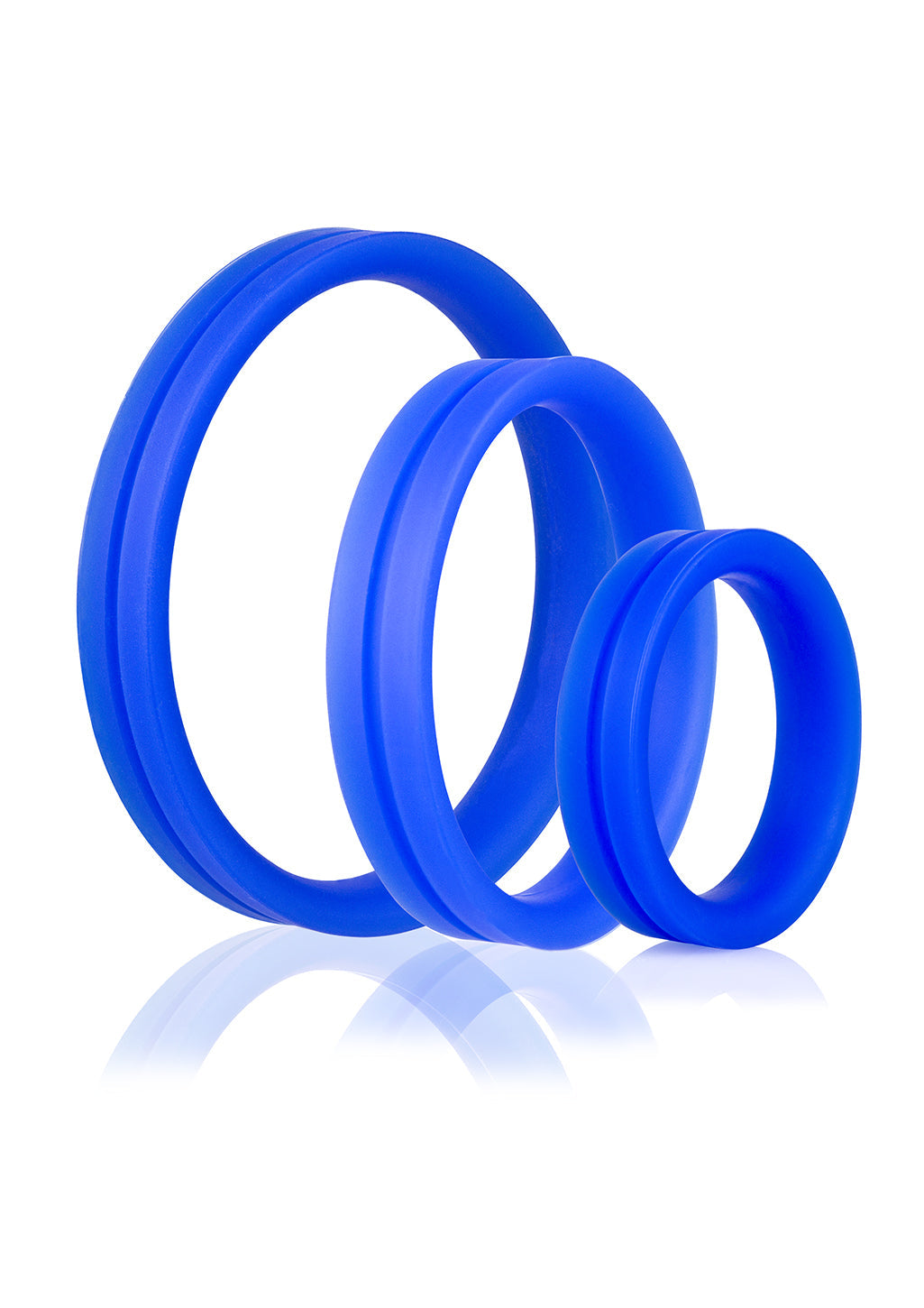RingO Pro X3 – Durable True Silicone Cock Ring Set with Three Sizes > Cock Ring > Sets - Tophatter Daily Deals