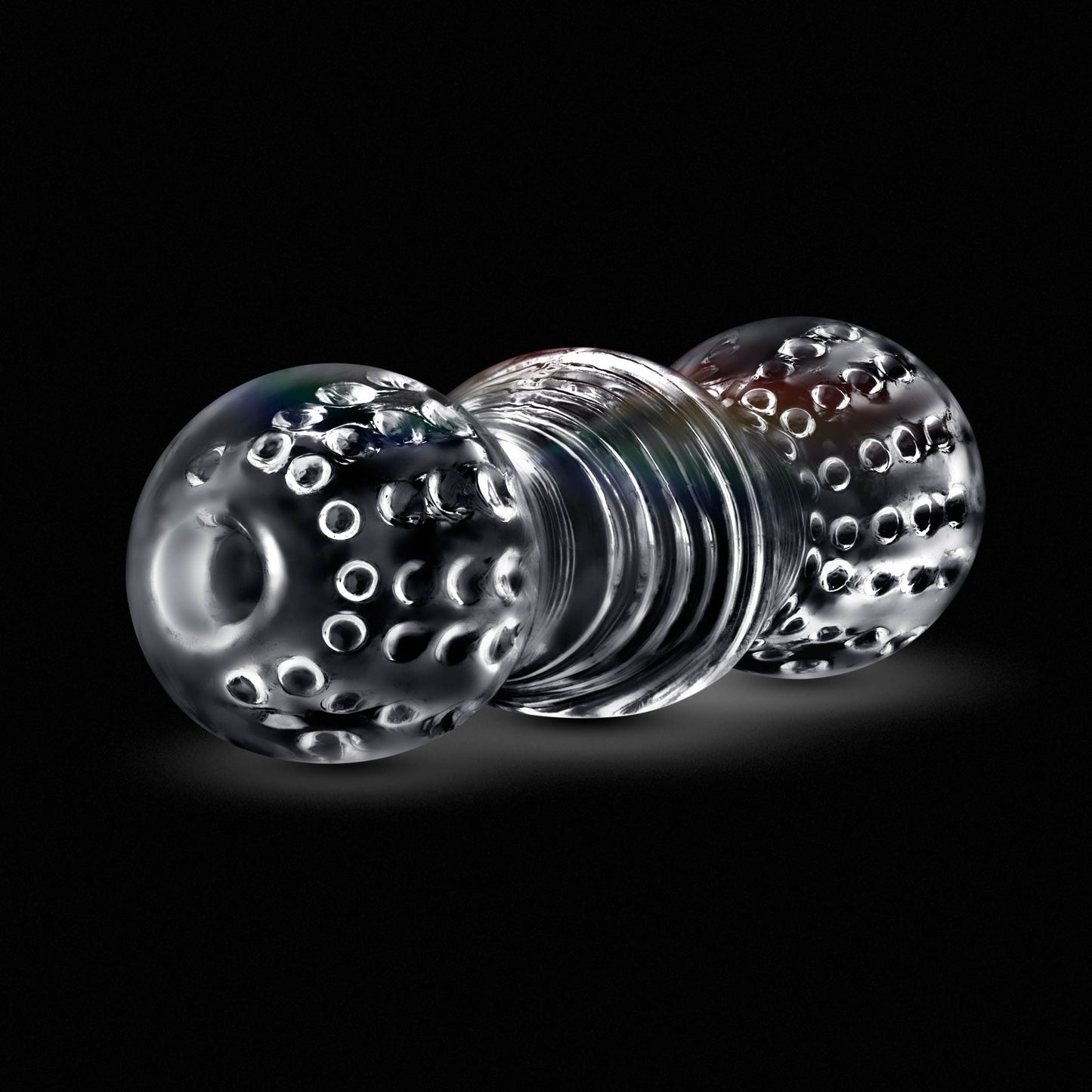Rize Feelz (Clear) – Textured Sleeve Masturbator > Sex Toys For Men > Masturbators > Manual - Tophatter Daily Deals