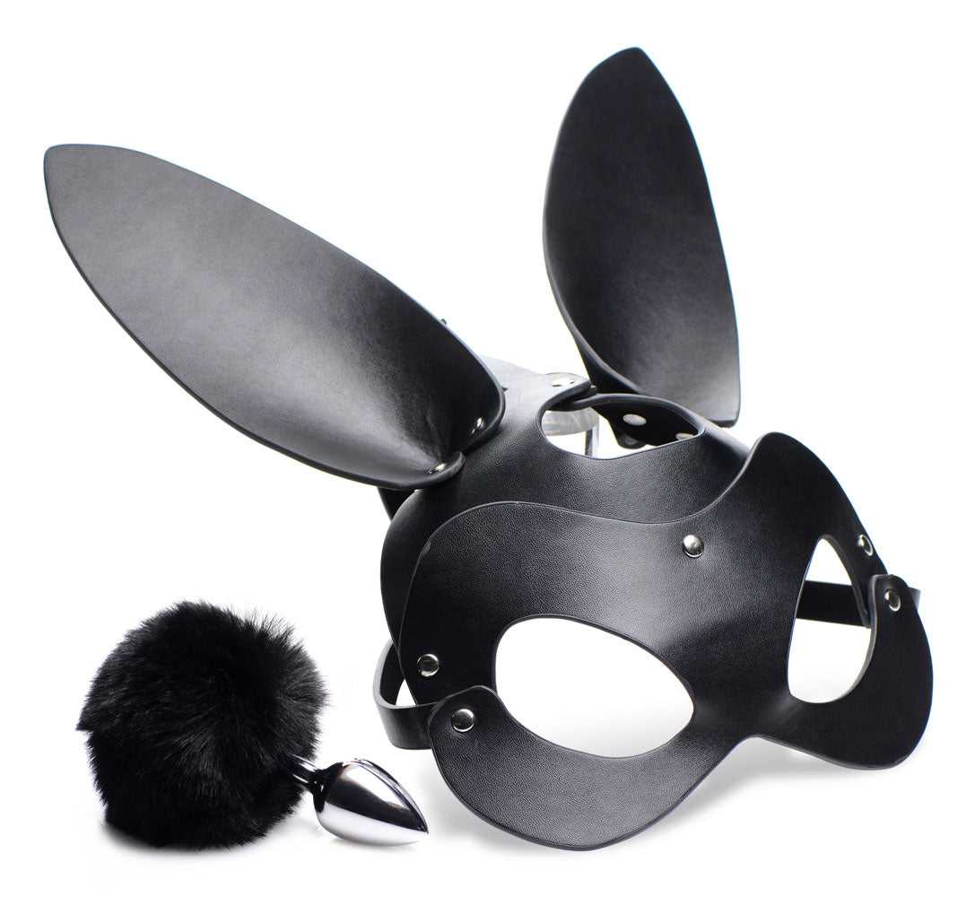 Bunny Tail Anal Plug and Mask Set > Bondage Gear > Masks - Tophatter Daily Deals