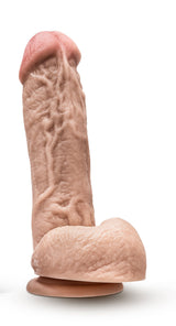 Mr. D 8.5 Inch Beige Dildo with Balls and Suction Base > Dildos > Realistic Dildos - Tophatter Daily Deals