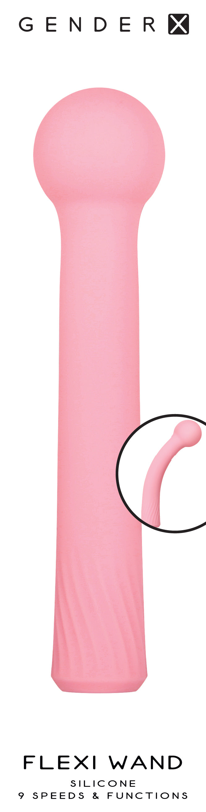 Gender X Flexi Wand – USB Rechargeable 16.6 cm Vibrator > Vibrators > Standard Vibrators - Tophatter Daily Deals