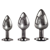 Evolved Black Gem Anal Plug Set – Metal Anal Plug Set > Anal Range > Butt Plug Kits - Tophatter Daily Deals
