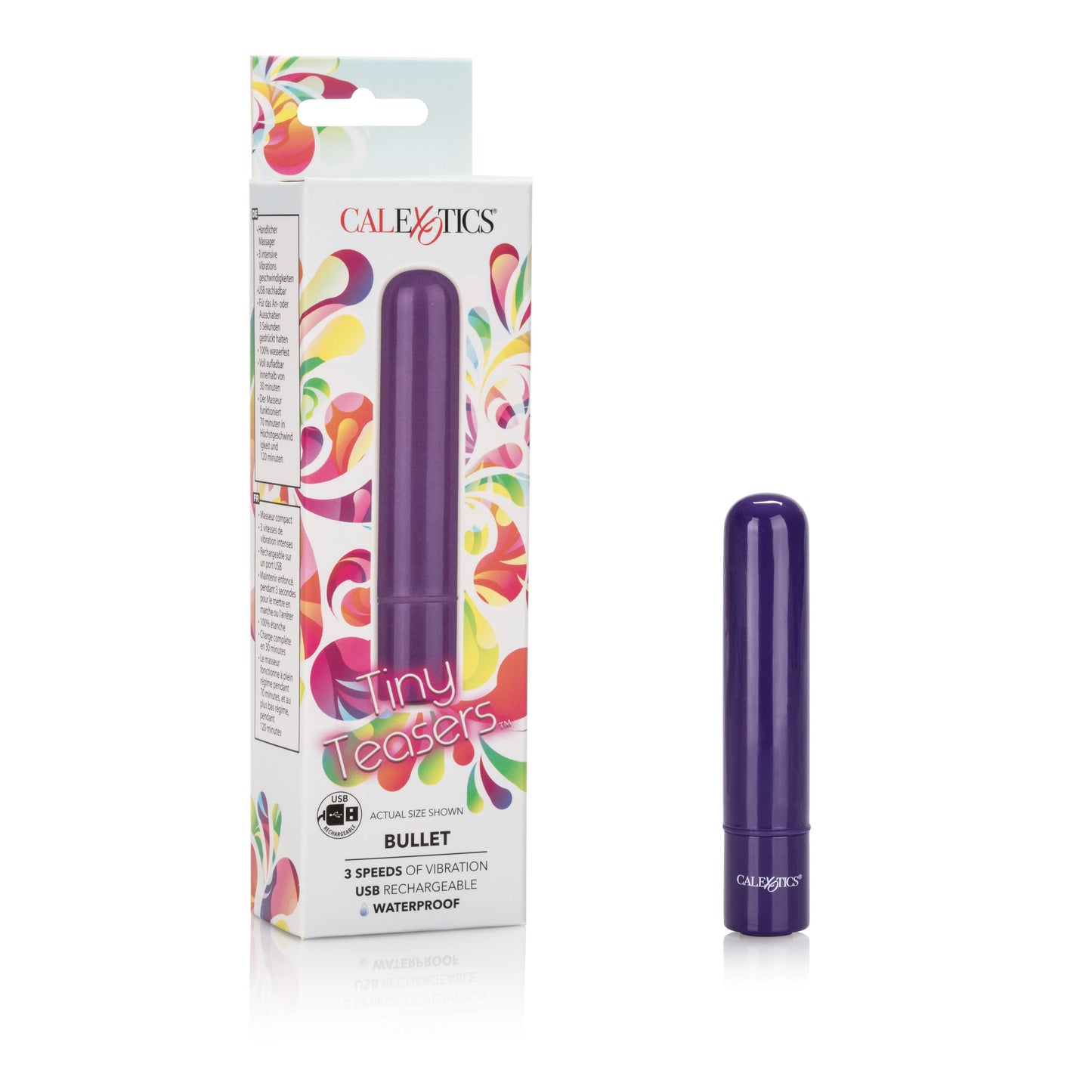 Tiny Teasers Bullet Vibrator Purple Compact Multi-Speed Waterproof > Vibrators > Mini Vibrators - Tophatter Daily Deals
