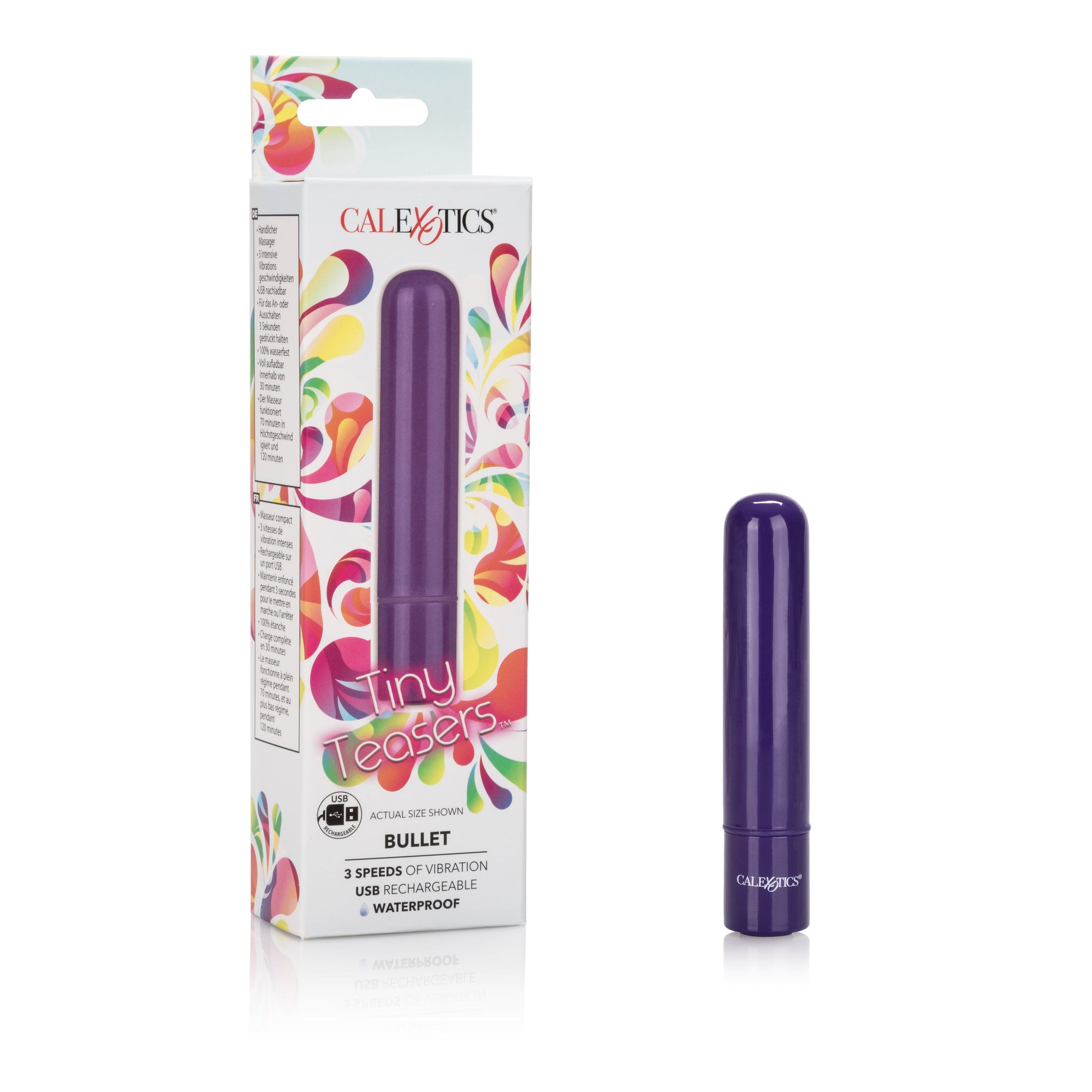 Tiny Teasers Bullet Vibrator Purple Compact Multi-Speed Waterproof > Vibrators > Mini Vibrators - Tophatter Daily Deals