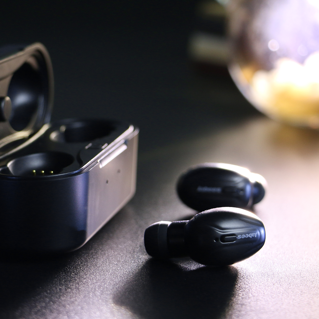 Jabees Beeing TWS Bluetooth Earbuds Black Wireless Earbuds - Tophatter Daily Deals