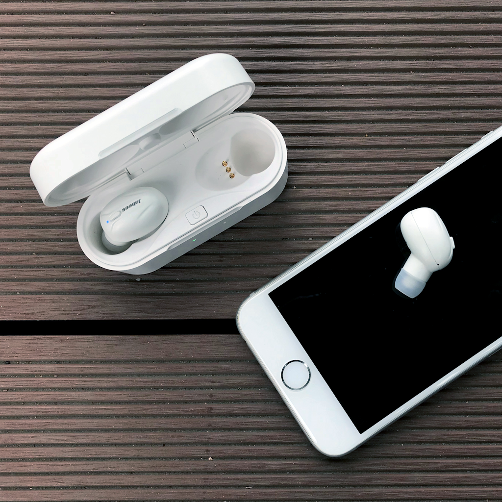 Jabees Beeing TWS Bluetooth Earbuds Wireless Earbuds - Tophatter Daily Deals