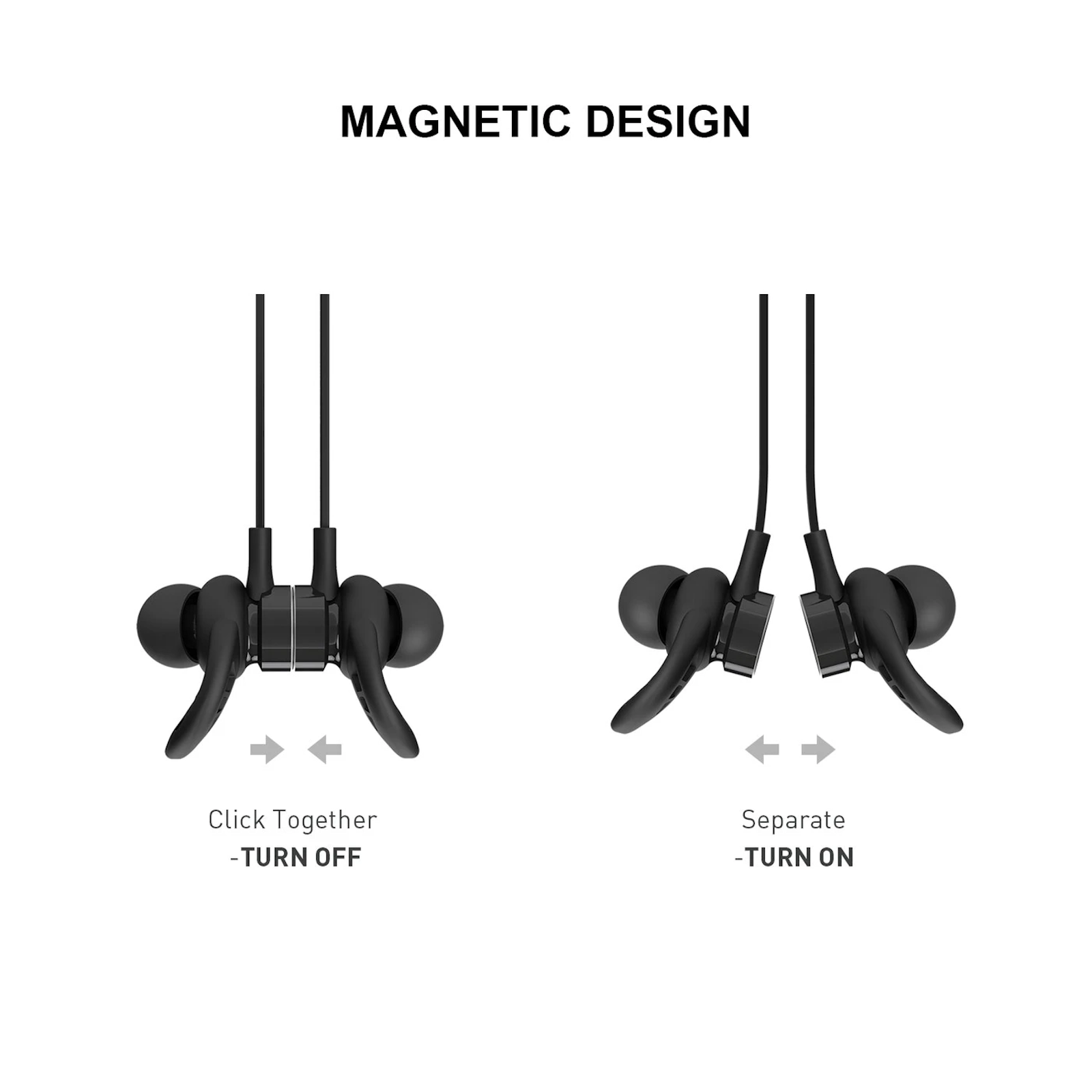 Jabees Mag Earphones Earphones - Tophatter Daily Deals