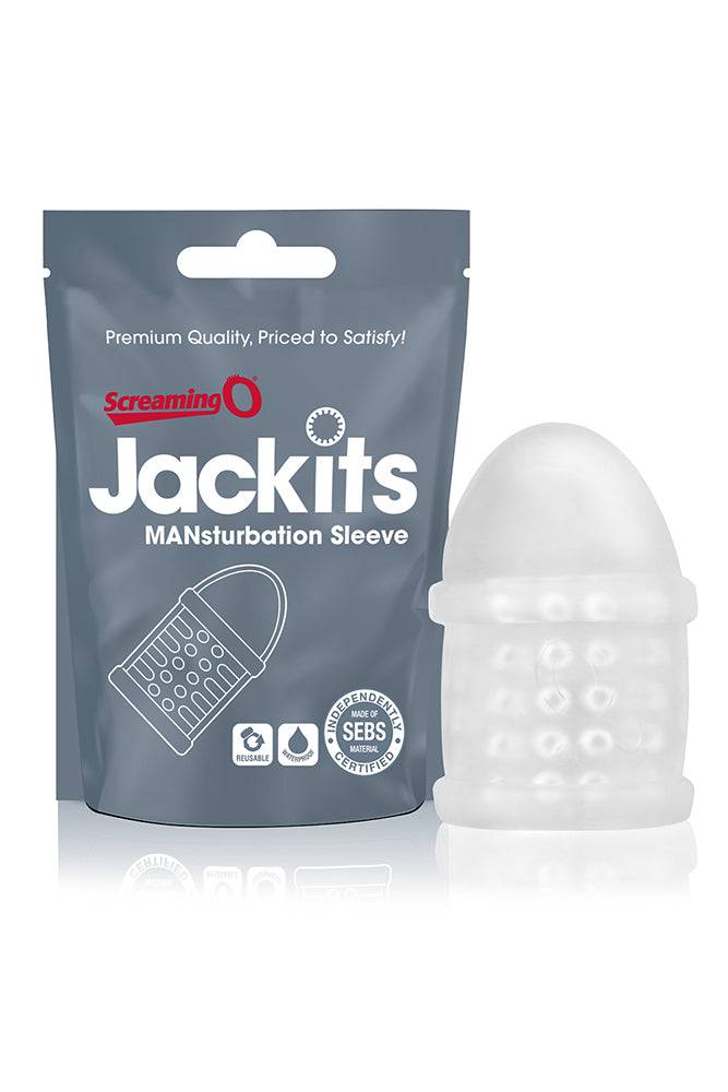 Screaming O - Jackits MANsturbation Sleeve - Clear Sex Toy - Tophatter Daily Deals
