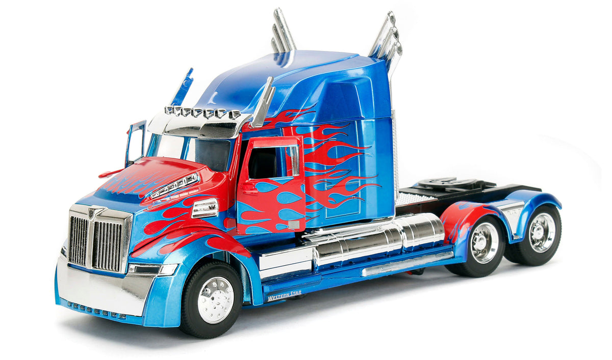 Transformers – 1:24 Western Star 5700 Optimus Prime Model Vehicle - Tophatter Daily Deals