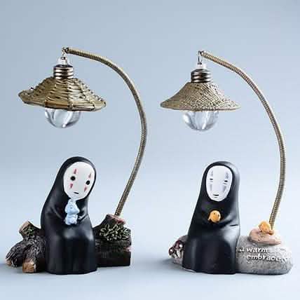Japanese Kaonashi No Face LED Night Light Figure Indoor Lighting - Tophatter Daily Deals
