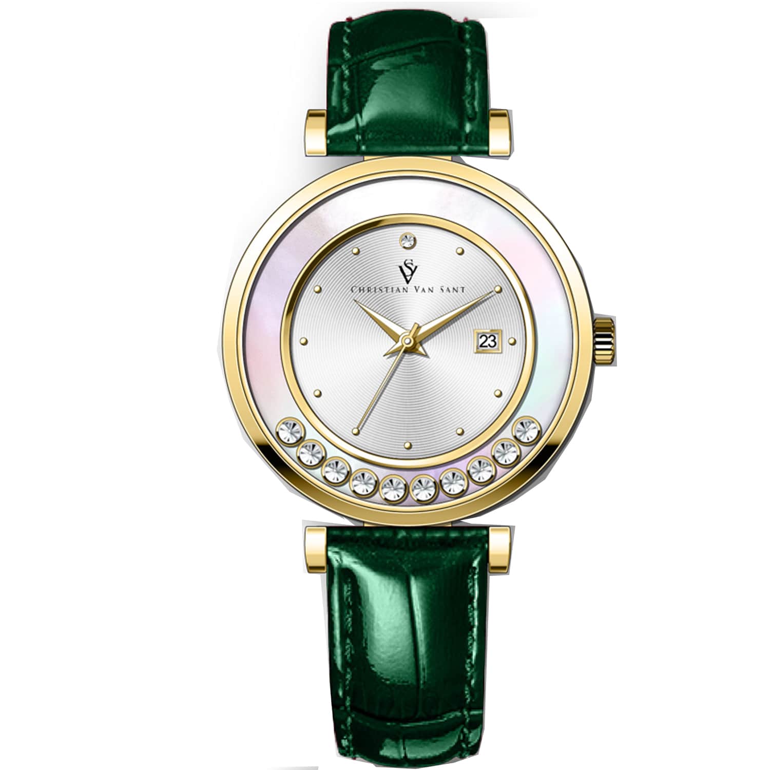 Christian Van Sant Women's Bria // CV3814 Silver Watches - Tophatter Daily Deals