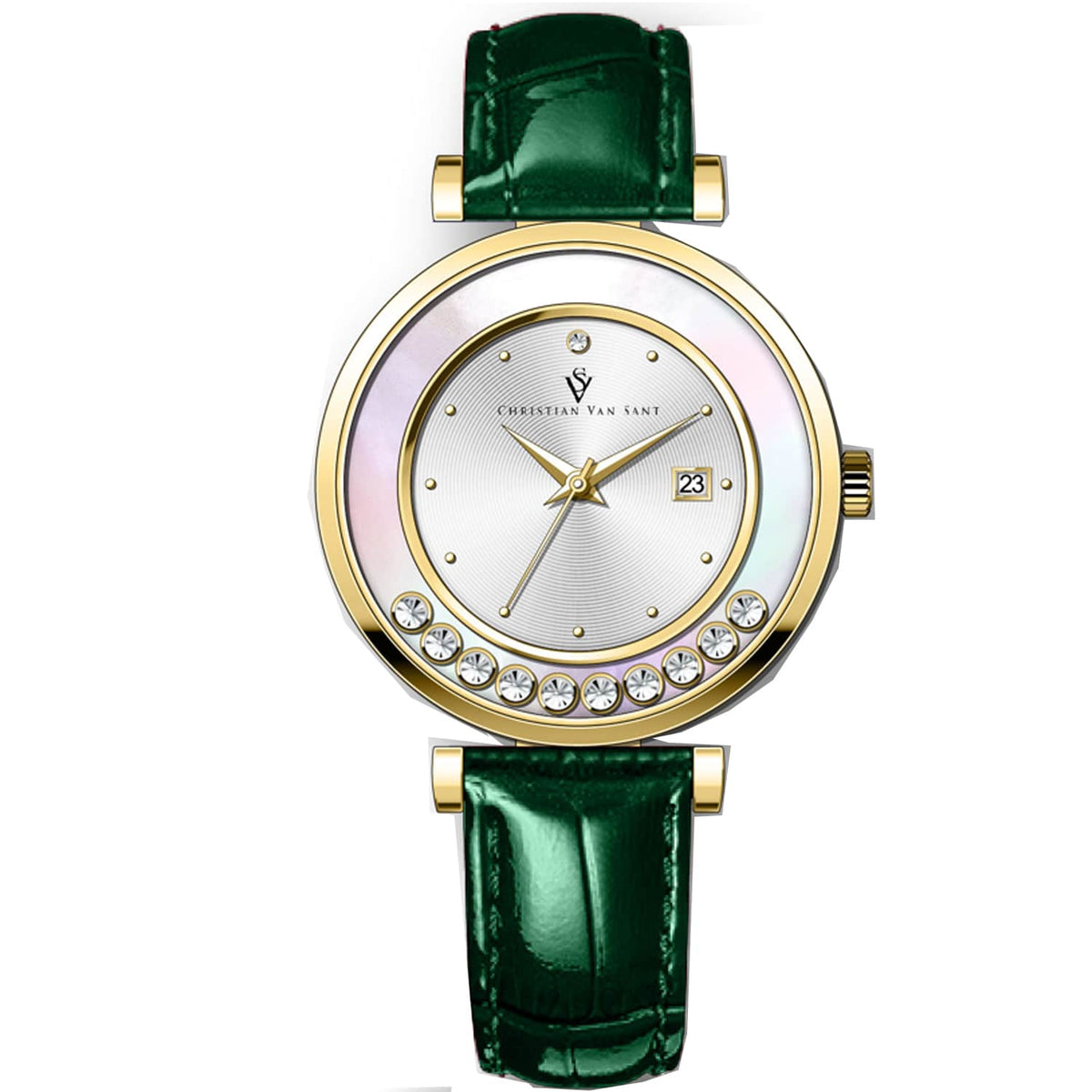 Christian Van Sant Women's Bria // CV3814 Silver Watches - Tophatter Daily Deals