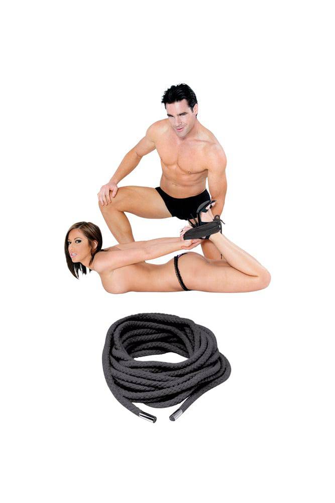 Pipedream - Fetish Fantasy - Japanese Silk Rope - Black BDSM - Tophatter Daily Deals