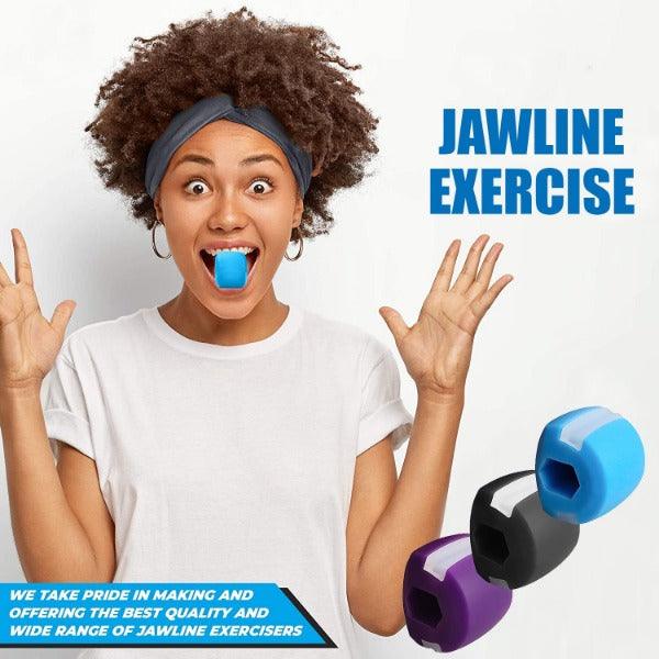 Jawline Exercise Ball - Jaw Exerciser 3 Pack with 3 Strengths Jawline Toner for Men and Women with Necklace and Storage Containers Hot Sale - Tophatter Daily Deals