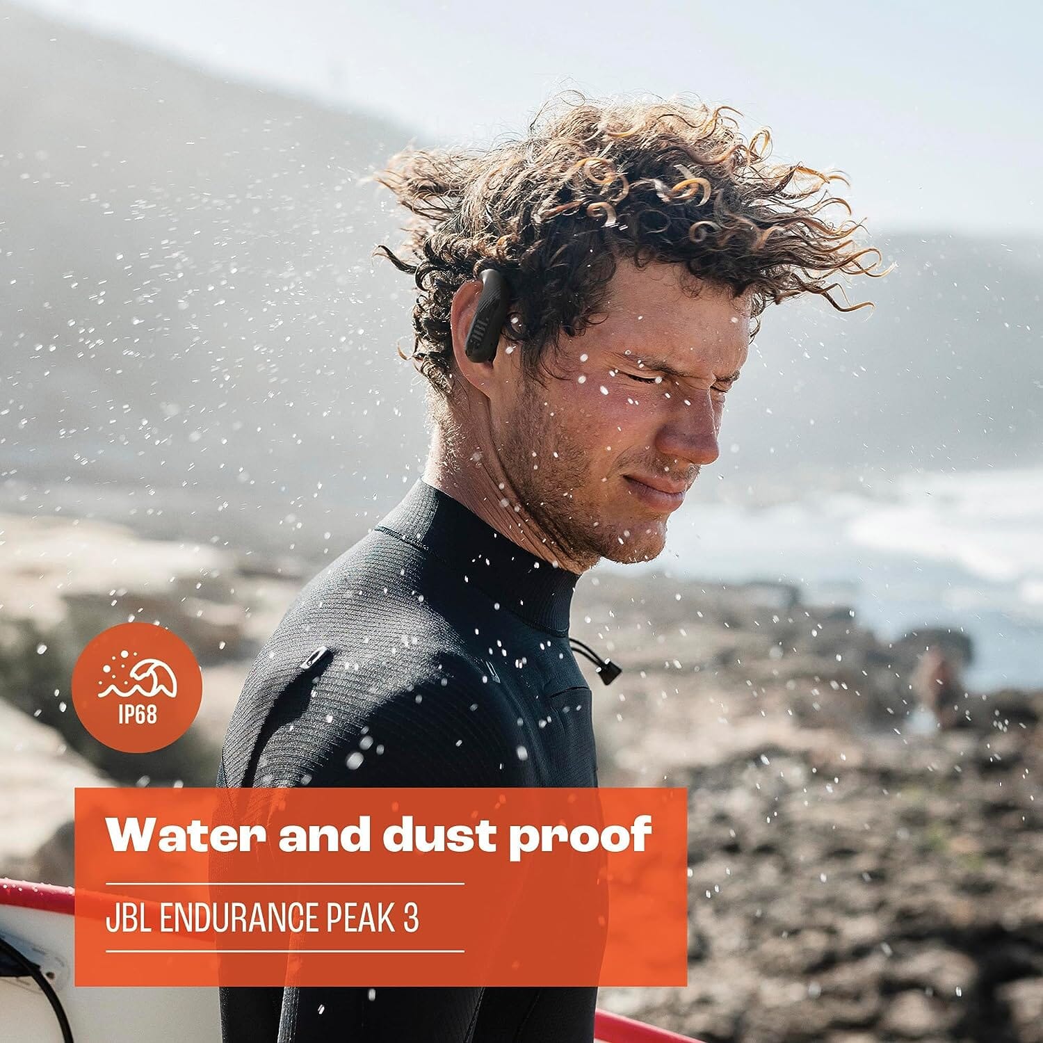 JBL - Endurance Peak 3 Dust and Waterproof True Wireless Active Earbuds In-Ear Headphones - Tophatter Daily Deals