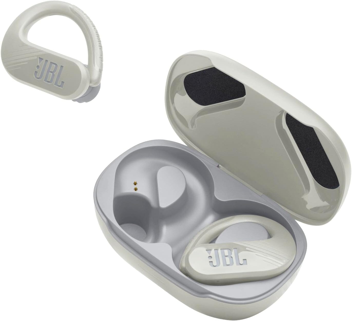 JBL - Endurance Peak 3 Dust and Waterproof True Wireless Active Earbuds White In-Ear Headphones - Tophatter Daily Deals
