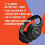 JBL Tune 720BT - Wireless Over-Ear Headphones Over-Ear Headphones - Tophatter Daily Deals